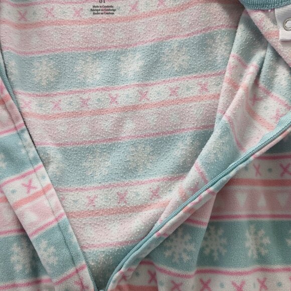 Cozy Kids Pajamas Set - Pink, Blue, and Pink Stripes - Picture 12 of 14